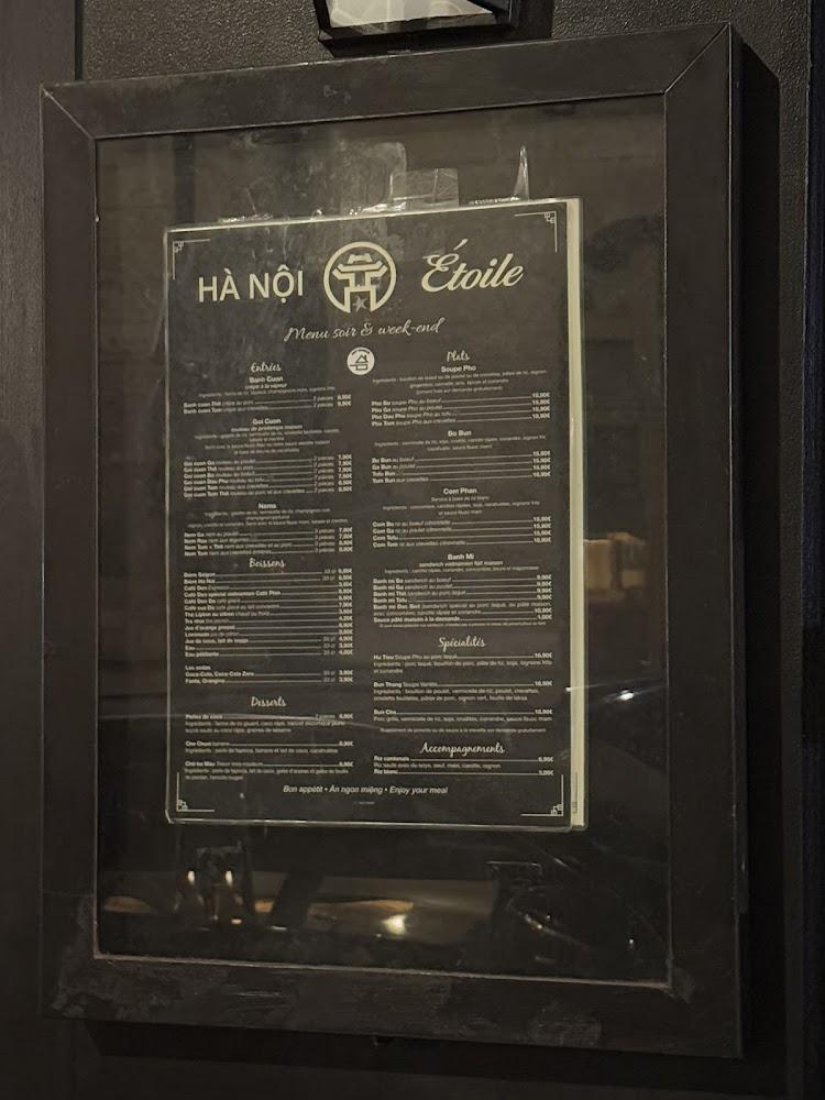 Hanoi Étoile - Menu Image 4